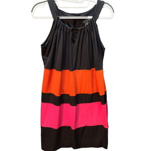 Enfocus Studio Womens Dress Multi-Color size 6 Polyester Blend 38" Long Stretch